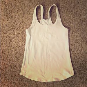 Lululemon white tank